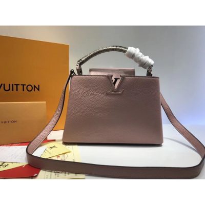 Alternative view of Wholesale Luxury Louis Vuitton Taurillon Leather And Python Capucines Bb N92039