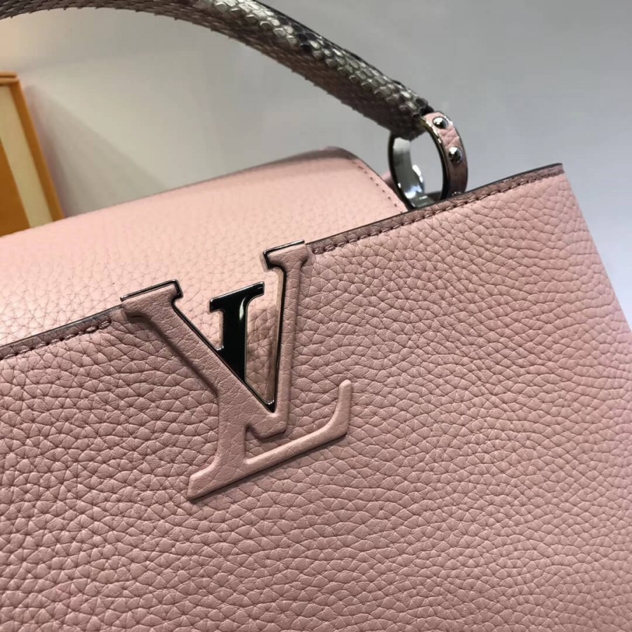 Wholesale Luxury Louis Vuitton Taurillon Leather And Python Capucines Bb N92039 - Image 4