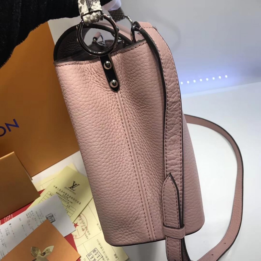 Wholesale Luxury Louis Vuitton Taurillon Leather And Python Capucines Bb N92039 - Image 5