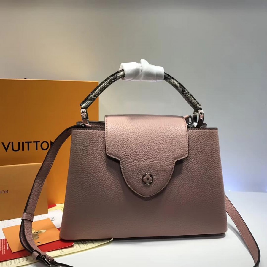 Wholesale Luxury Louis Vuitton Taurillon Leather And Python Capucines Bb N92039 - Image 9