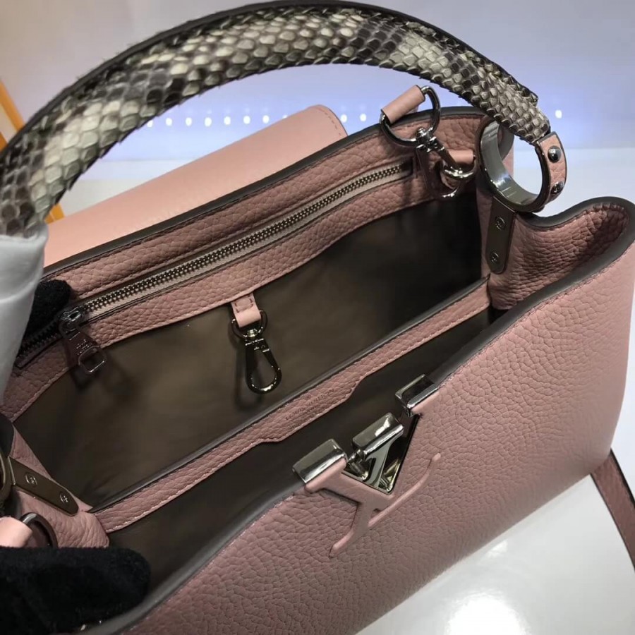 Wholesale Luxury Louis Vuitton Taurillon Leather And Python Capucines Bb N92039 - Image 10