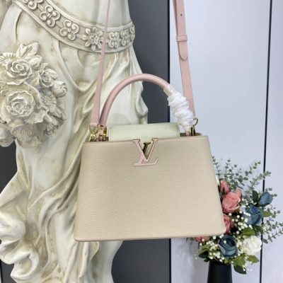 Wholesale Luxury Louis Vuitton Taurillon Leather Capucines Mm M57224
