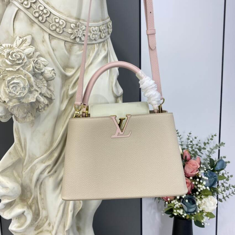 Wholesale Luxury Louis Vuitton Taurillon Leather Capucines Mm M57224