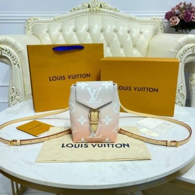 Alternative view of Wholesale Luxury Louis Vuitton Tiny Mini Backpack M45764 Mist Gray