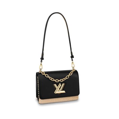 Wholesale Luxury Louis Vuitton Twist Mm M57647 Black