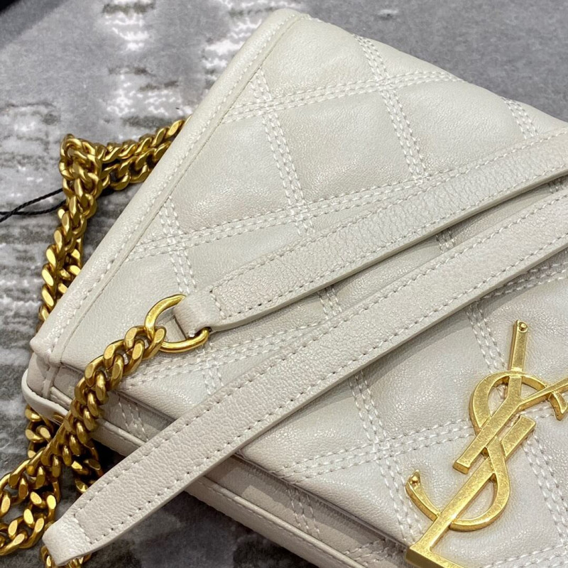 Wholesale Luxury Saint Laurent Becky Chain Wallet In Quilted Lambskin 585031 - Image 16