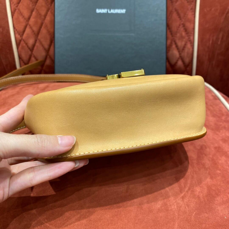 Wholesale Luxury Saint Laurent Kaia Ysl-Plaque Small Leather Satchel 619740 - Image 5