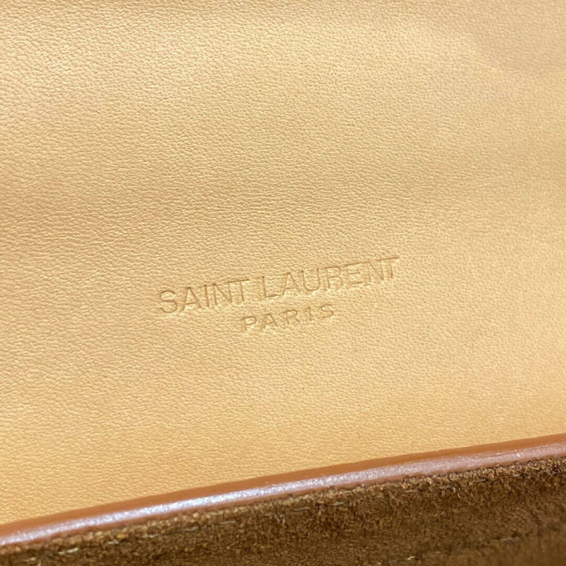 Wholesale Luxury Saint Laurent Kaia Ysl-Plaque Small Leather Satchel 619740 - Image 8