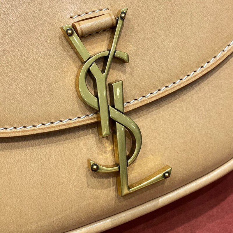 Wholesale Luxury Saint Laurent Kaia Ysl-Plaque Small Leather Satchel 619740 - Image 9