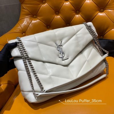 Alternative view of Wholesale Luxury Saint Laurent Loulou Puffer Medium Bag In Quilted Lambskin 577475