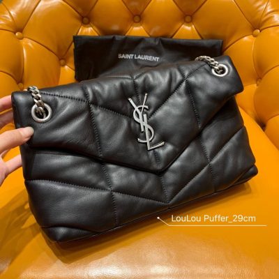 Alternative view of Wholesale Luxury Saint Laurent Loulou Puffer Small Bag In Quilted Lambskin 577476