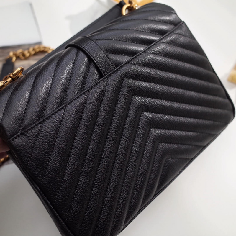 Wholesale Luxury Saint Laurent Medium College Bag 392737 Black - Image 2