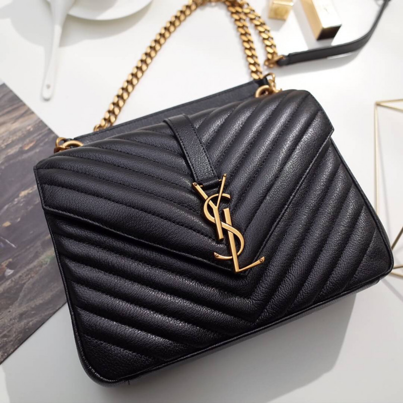 Wholesale Luxury Saint Laurent Medium College Bag 392737 Black - Image 3
