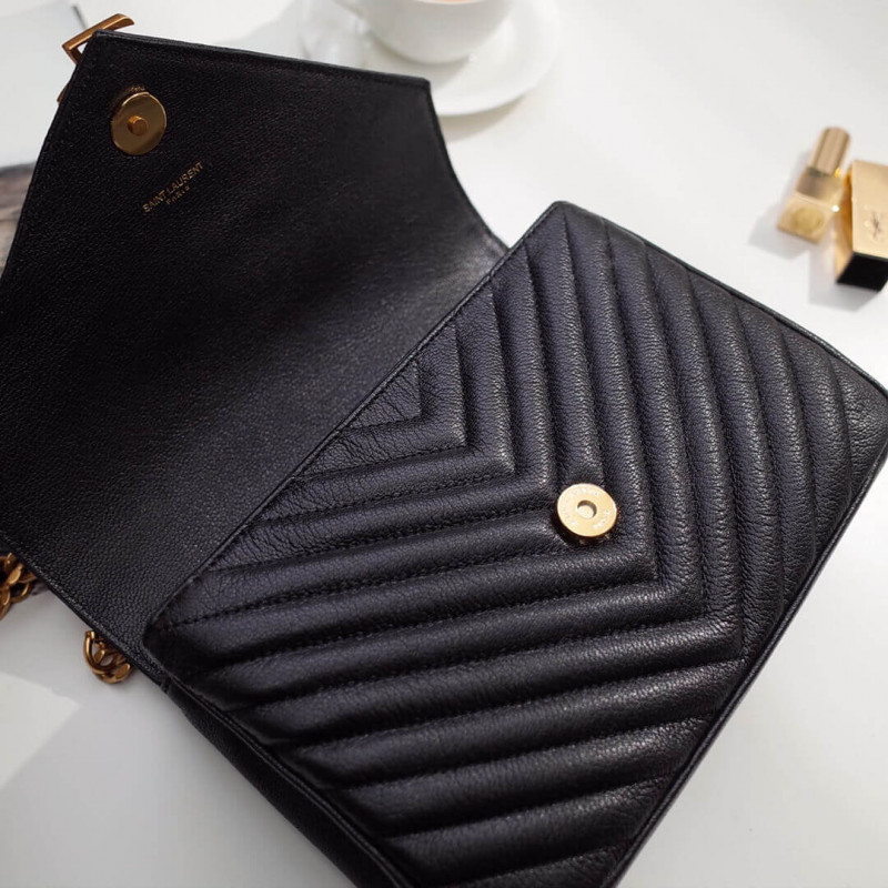 Wholesale Luxury Saint Laurent Medium College Bag 392737 Black - Image 6