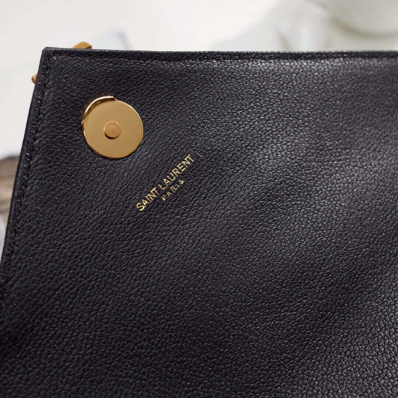Wholesale Luxury Saint Laurent Medium College Bag 392737 Black - Image 7