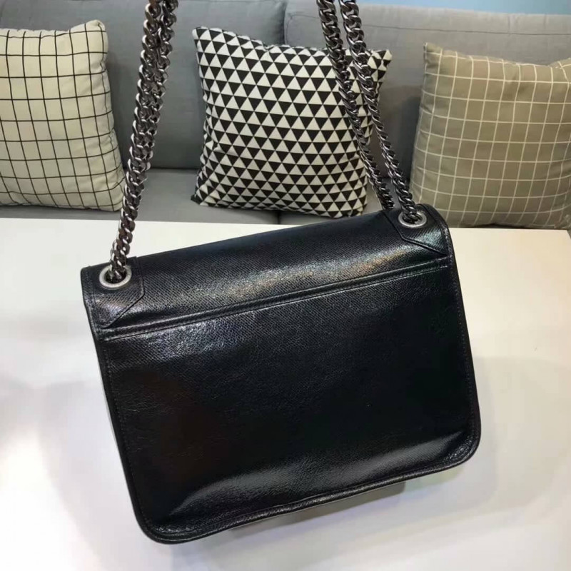 Wholesale Luxury Saint Laurent Niki Baby In Metallic Leather 498894 - Image 3