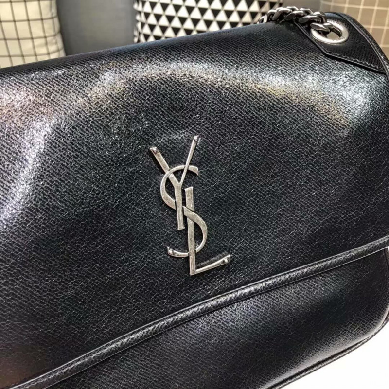 Wholesale Luxury Saint Laurent Niki Baby In Metallic Leather 498894 - Image 4