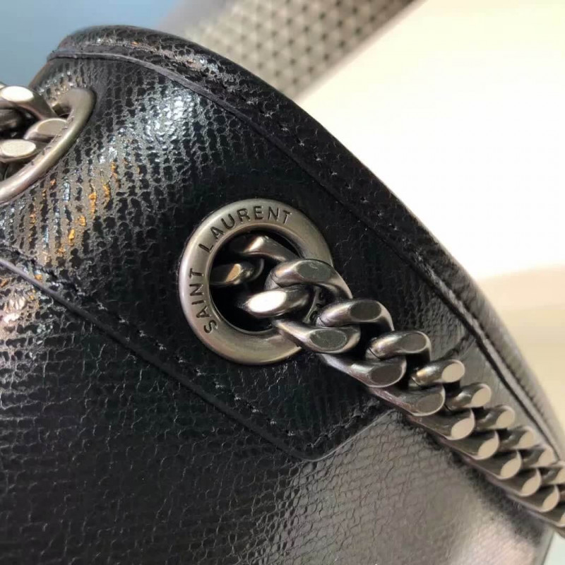 Wholesale Luxury Saint Laurent Niki Baby In Metallic Leather 498894 - Image 5