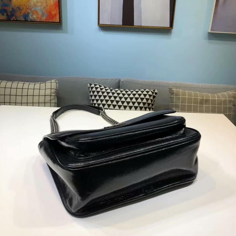 Wholesale Luxury Saint Laurent Niki Baby In Metallic Leather 498894 - Image 6