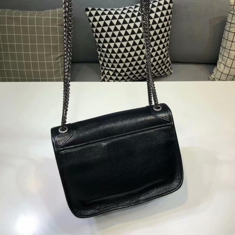 Wholesale Luxury Saint Laurent Niki Baby In Metallic Leather 533039 - Image 3