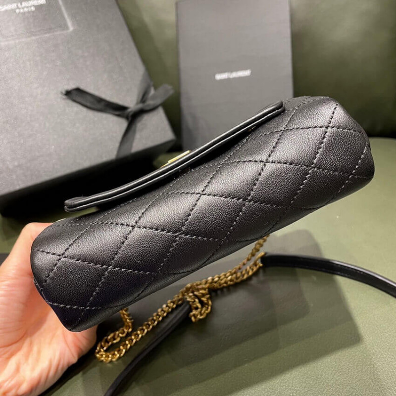 Wholesale Luxury Saint Laurent Nolita Mini Leather Shoulder Bag 672738 Black - Image 9