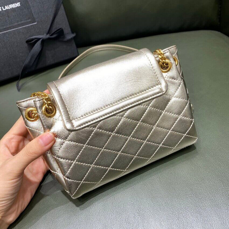 Wholesale Luxury Saint Laurent Nolita Mini Leather Shoulder Bag 672738 Champagne Gold - Image 11