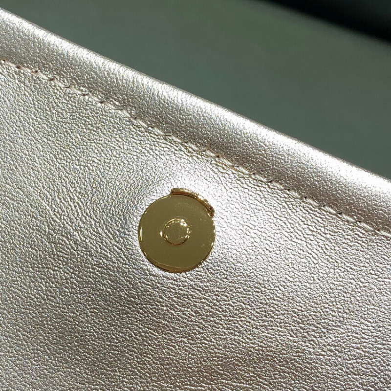 Wholesale Luxury Saint Laurent Nolita Mini Leather Shoulder Bag 672738 Champagne Gold - Image 17