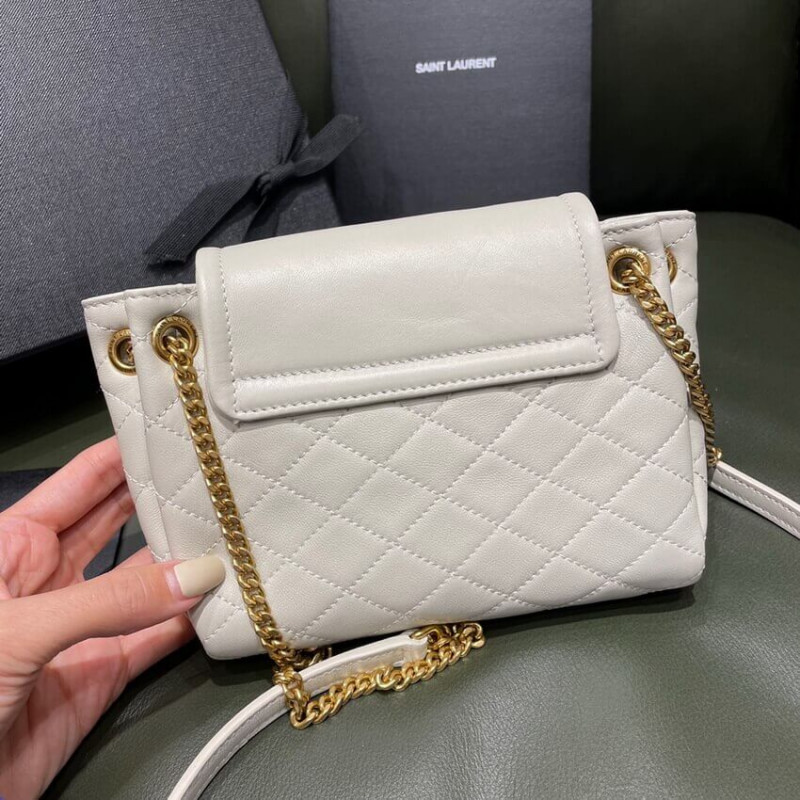 Wholesale Luxury Saint Laurent Nolita Mini Leather Shoulder Bag 672738 White - Image 4