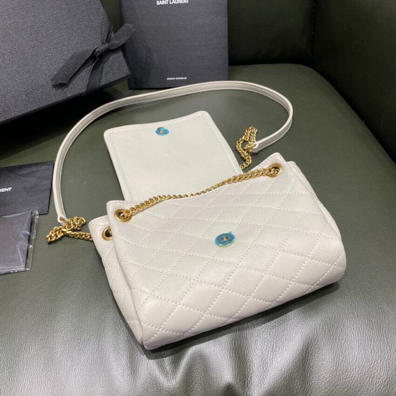 Wholesale Luxury Saint Laurent Nolita Mini Leather Shoulder Bag 672738 White - Image 9
