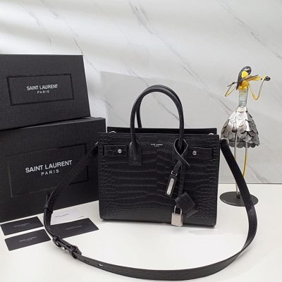Wholesale Luxury Saint Laurent Sac De Jour Souple Baby In Crocodile Embossed Leather 477477