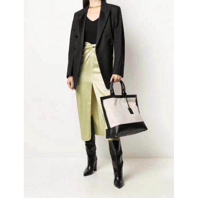 Alternative view of Wholesale Luxury Saint Laurent Shopping Tag En Cuir Et Toile 619757