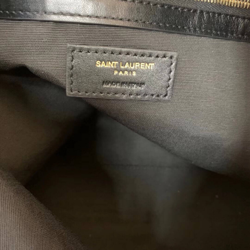 Wholesale Luxury Saint Laurent Shopping Tag En Cuir Et Toile 619757 - Image 12