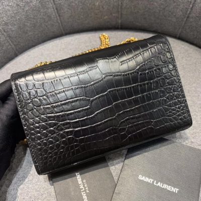 Alternative view of Wholesale Luxury Saint Laurent Small Kate Tassel Chain Bag In Crocodile Leather 354120