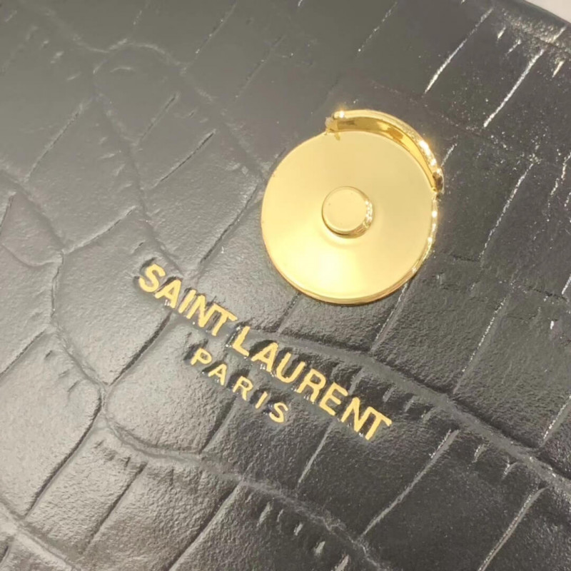 Wholesale Luxury Saint Laurent Small Kate Tassel Chain Bag In Crocodile Leather 354120 - Image 7