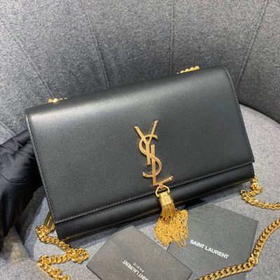 Alternative view of Wholesale Luxury Saint Laurent Smooth Calfskin Medium Classic Monogram Kate Tassel Satchel 354119
