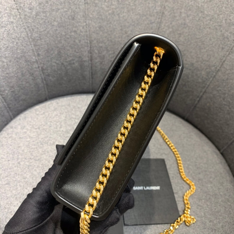 Wholesale Luxury Saint Laurent Smooth Calfskin Medium Classic Monogram Kate Tassel Satchel 354119 - Image 4