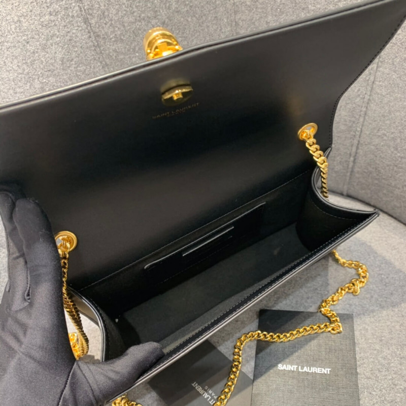Wholesale Luxury Saint Laurent Smooth Calfskin Medium Classic Monogram Kate Tassel Satchel 354119 - Image 7