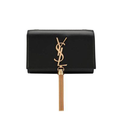 Wholesale Luxury Saint Laurent Smooth Calfskin Small Classic Monogram Kate Tassel Satchel 354120