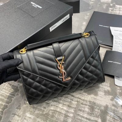 Wholesale Luxury Saint Laurent Smooth Leather Envelope Medium Bag 487206