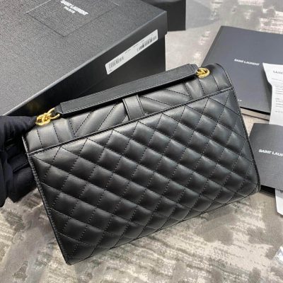 Alternative view of Wholesale Luxury Saint Laurent Smooth Leather Envelope Medium Bag 487206