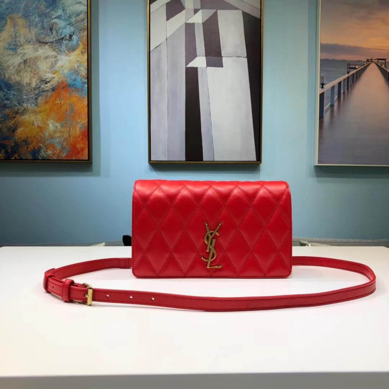 Wholesale Luxury Saint Laurent Ysl Angie Chain Bag In Quilted Lambskin 568906 - Image 2