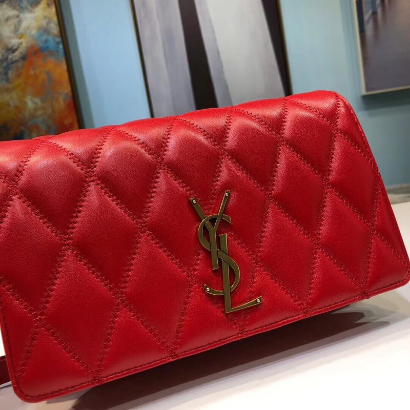 Wholesale Luxury Saint Laurent Ysl Angie Chain Bag In Quilted Lambskin 568906 - Image 6