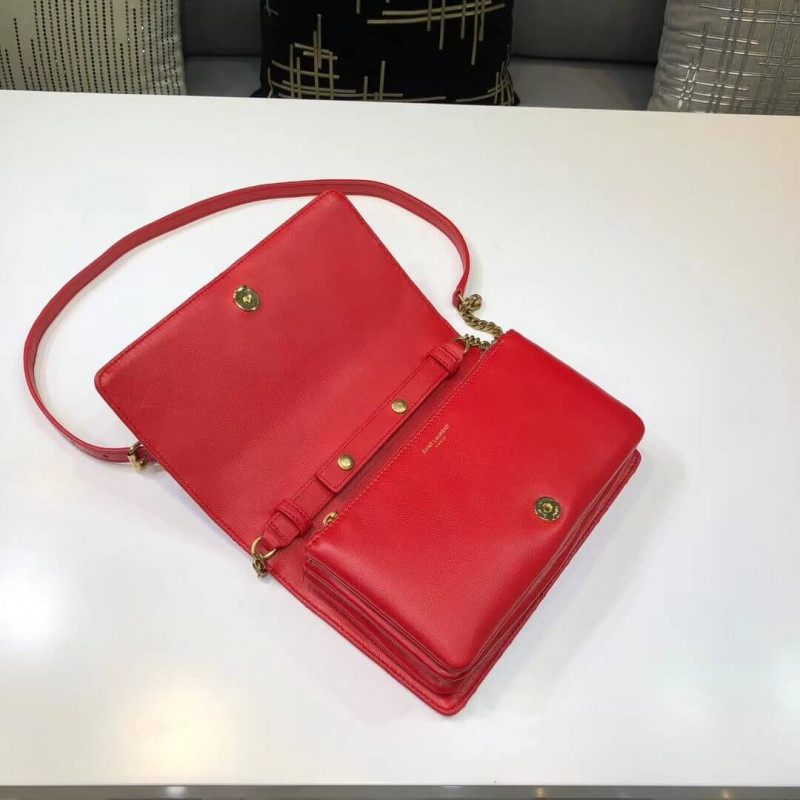 Wholesale Luxury Saint Laurent Ysl Angie Chain Bag In Quilted Lambskin 568906 - Image 7