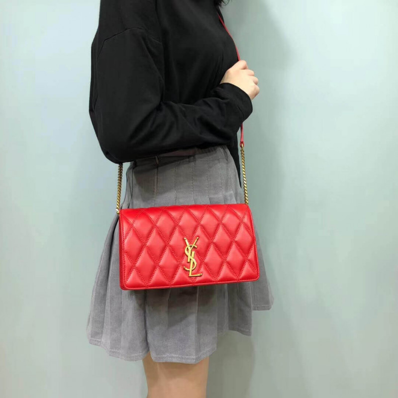 Wholesale Luxury Saint Laurent Ysl Angie Chain Bag In Quilted Lambskin 568906