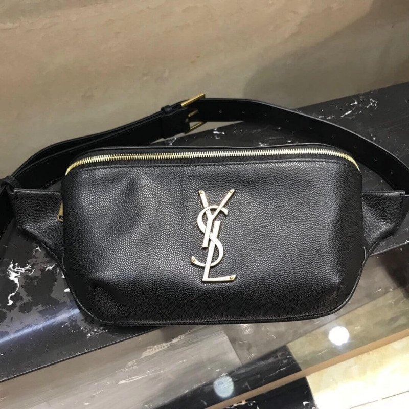 Wholesale Luxury Saint Laurent Ysl Classic Monogram Belt Bag In Grain Leather 569737 - Image 8