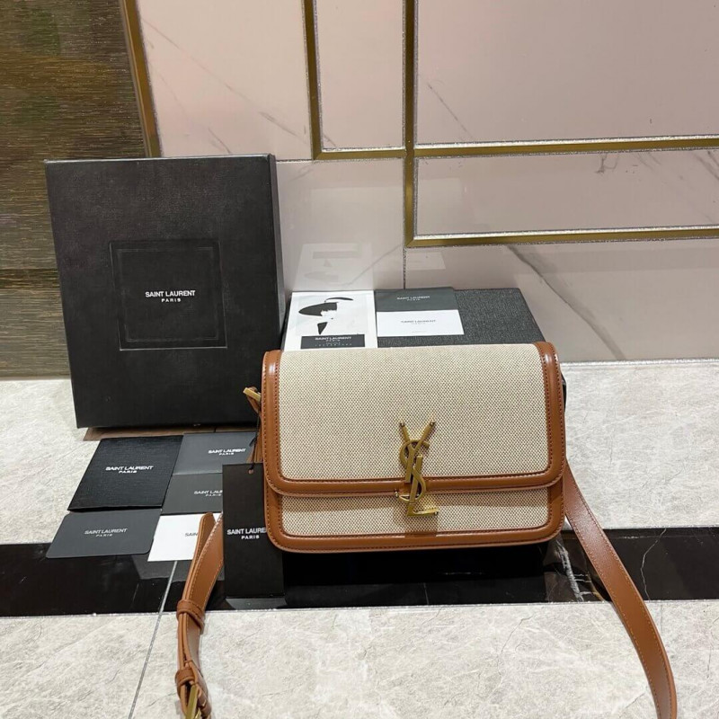 Wholesale Luxury Saint Laurent Ysl Solferino Medium Canvas Crossbody Bag 634305 - Image 3