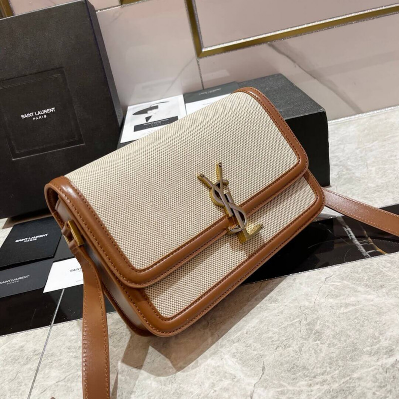 Wholesale Luxury Saint Laurent Ysl Solferino Medium Canvas Crossbody Bag 634305 - Image 4