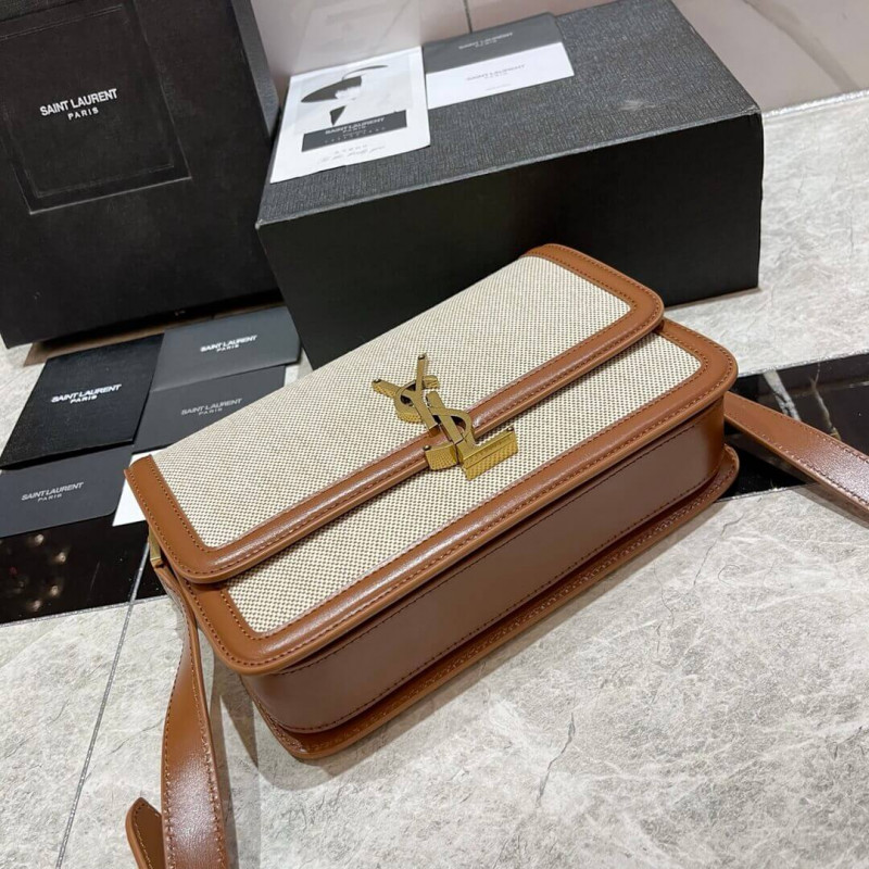 Wholesale Luxury Saint Laurent Ysl Solferino Medium Canvas Crossbody Bag 634305 - Image 5