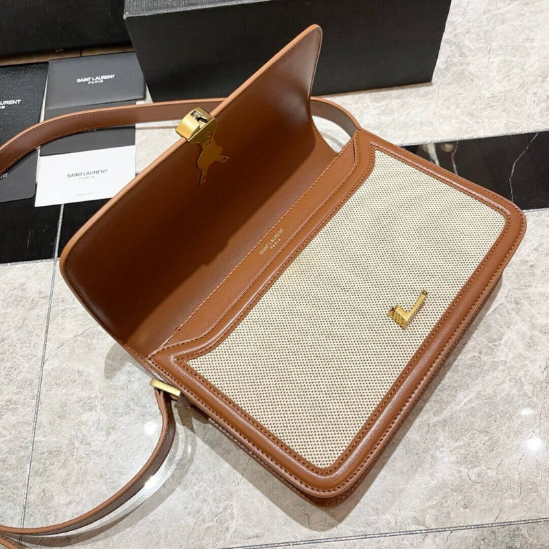 Wholesale Luxury Saint Laurent Ysl Solferino Medium Canvas Crossbody Bag 634305 - Image 9