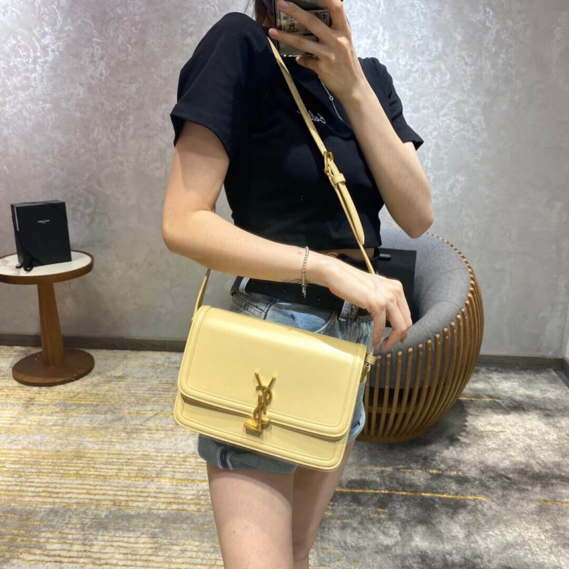 Wholesale Luxury Saint Laurent Ysl Solferino Medium Satchel In Box Leather 634305 - Image 5